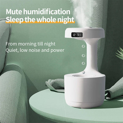 GravityFlow LED Humidifier - Anti-Gravity Mist, Aroma Diffuser & Clock - Anti gravity aroma diffuser Readi Gear