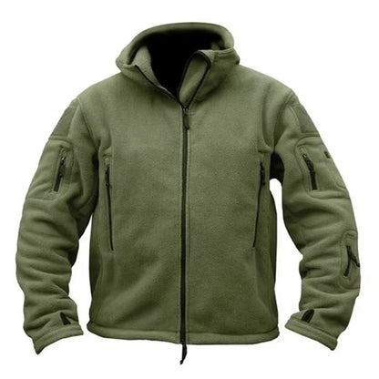 7-Pocket Tactical Fleece Hoodie Jacket - Tactical Fleece Hoodie Jacket Readi Gear