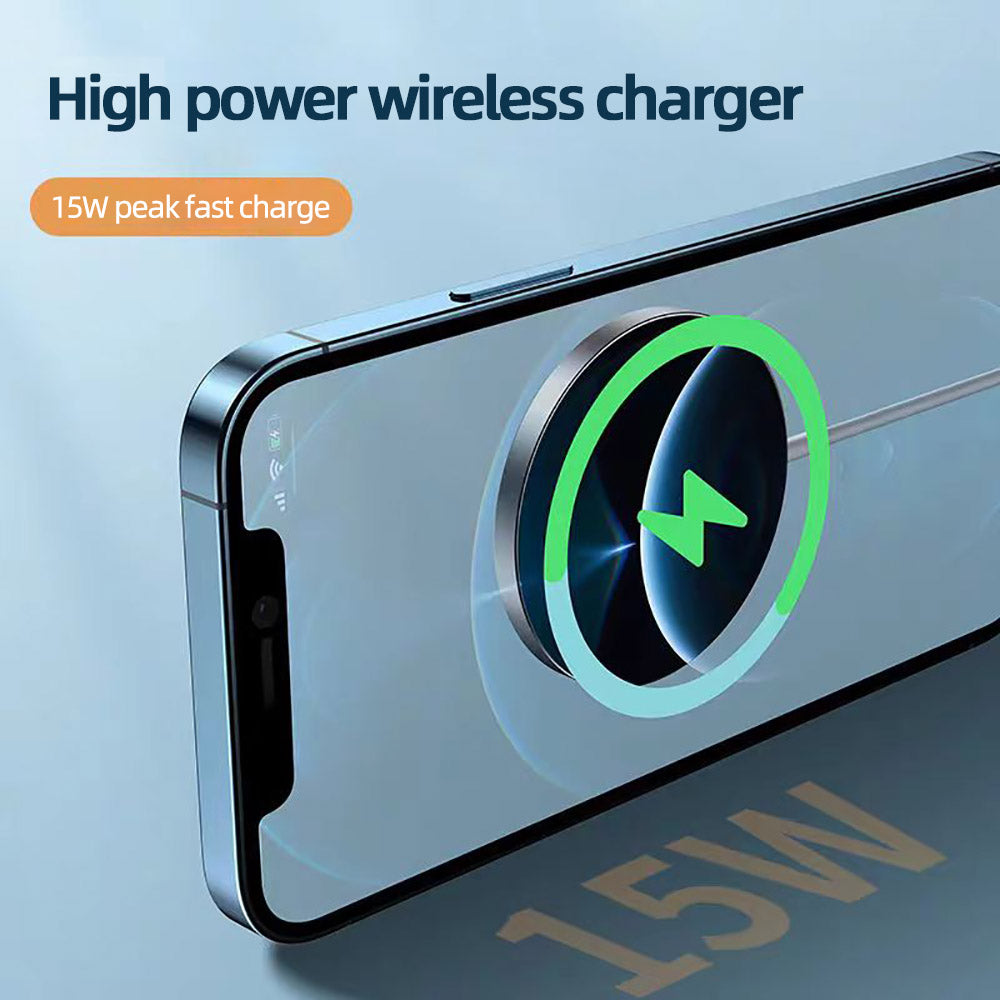 Qi2 15W Magnetic Wireless Charger - Fast Charging for iPhone 12-16 and More