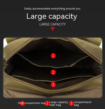 Tactical Trekker - Military Style Crossbody Sling Bag for Men and Women - Readi Gear