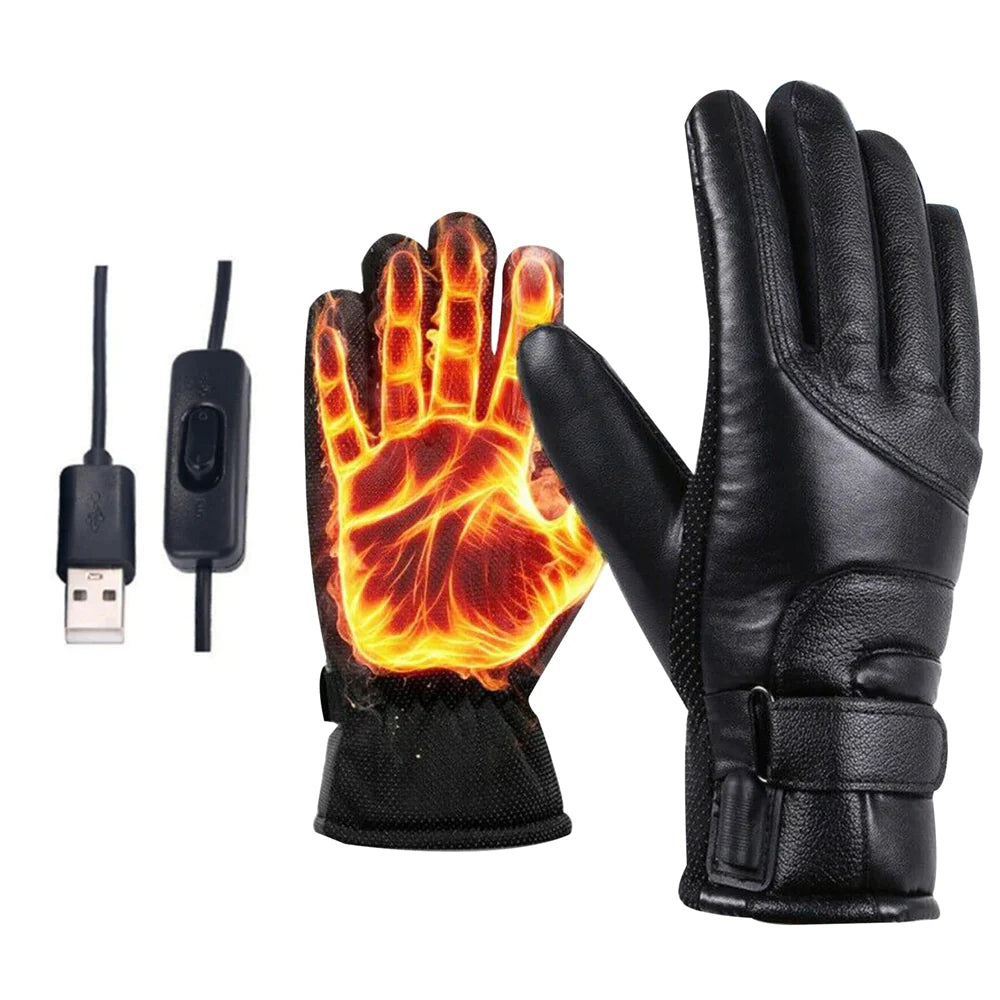 Winter USB Heated Gloves - Thermal, Waterproof, Touchscreen Hand Warmers - USB Winter Gloves Readi Gear