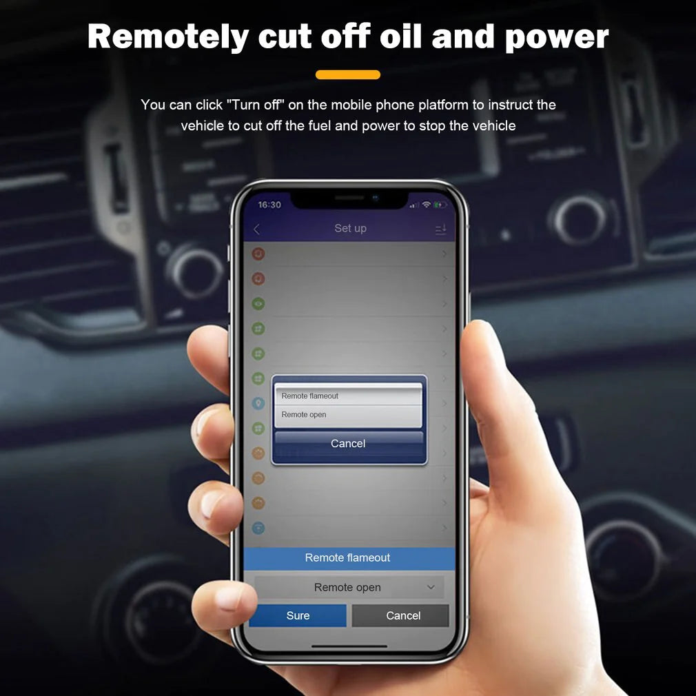 GPS Tracker with Anti-Theft Alarm - Real-Time Vehicle Locator - Car GPS Tracker & Alarm Readi Gear