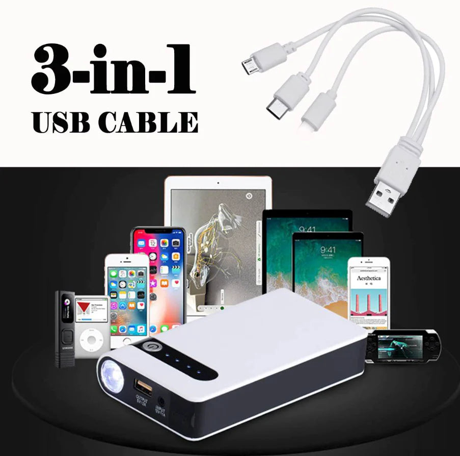 QuickBoost Car Battery Jump Starter & Multi-Function Power Bank - Car battery charger and power bank Readi Gear