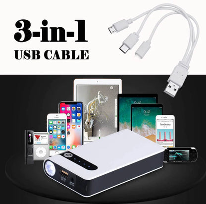 QuickBoost Car Battery Jump Starter & Multi-Function Power Bank - Car battery charger and power bank Readi Gear