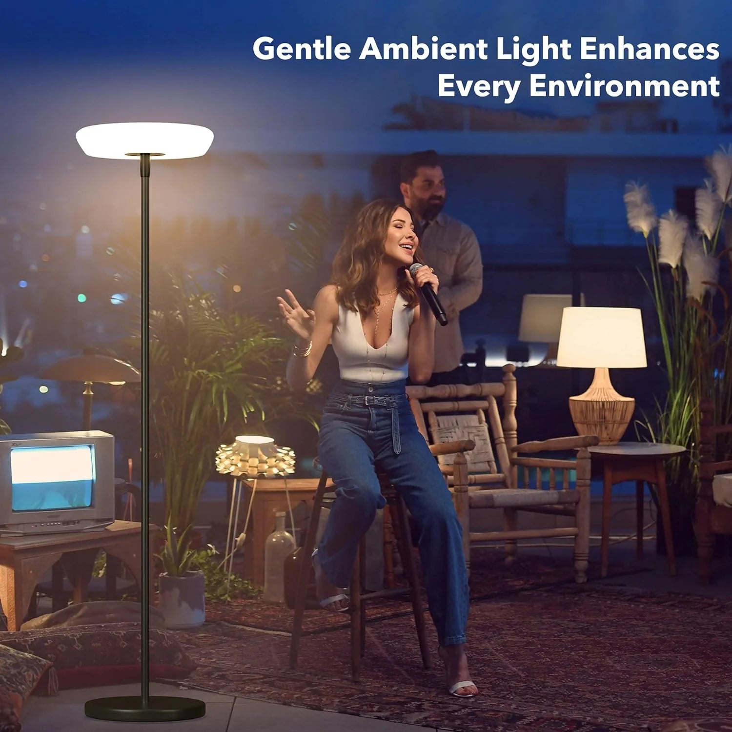 EcoGlow Solar Outdoor Lamp – Weatherproof, USB & Smart Light - Readi Gear