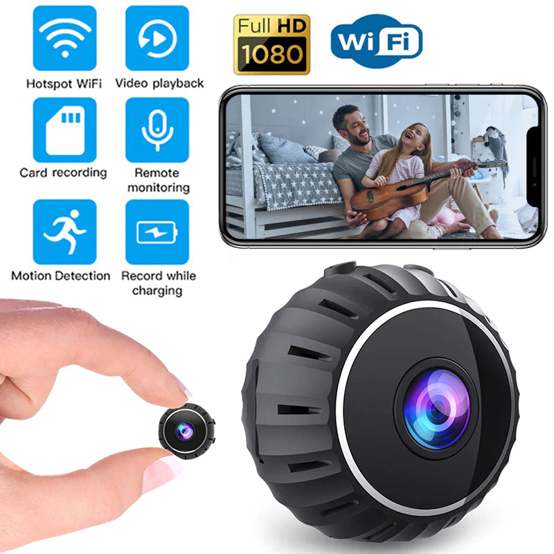 StealthView 360° Mini HD Wifi Wireless Nanny Spy Camera - Readi Gear