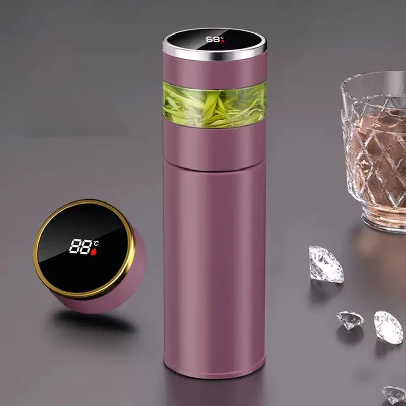 Smart Tea Infuser 450 ml Stainless Steel Insulated Travel Mug - Smart travel thermos Readi Gear