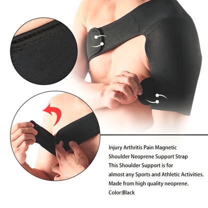 ProRelief Shoulder Brace - Adjustable Compression for Rotator Cuff Pain - Shoulder brace Readi Gear