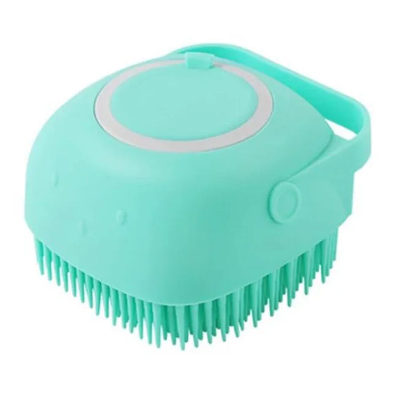 PupSpa Silicone All-in-One Bath Brush & Massager - Dog grooming bath brush Readi Gear