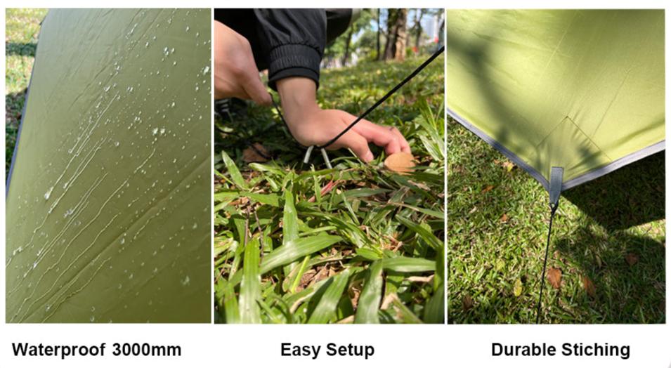 Outlander 2-Person Hammock Tent with Net & Straps - Adventure-Ready - Hammock tent with mosquito net Readi Gear