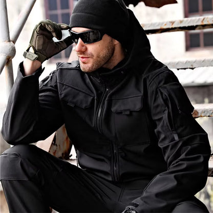 SpecOps Waterproof Tactical Jacket - Combat-Ready Multi-Pocket Softshell - Tactical Jacket Readi Gear