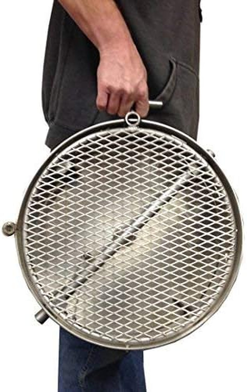 All-American Portable Charcoal Grill – USA-Made Stainless Steel BBQ