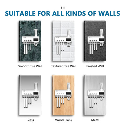 UV Light Toothbrush Holder & Automatic Dispenser - Clean & Sanitized Brushes - UV Light Toothbrush Holder & Automatic Dispenser - Clean & Sanitized Brushes Readi Gear