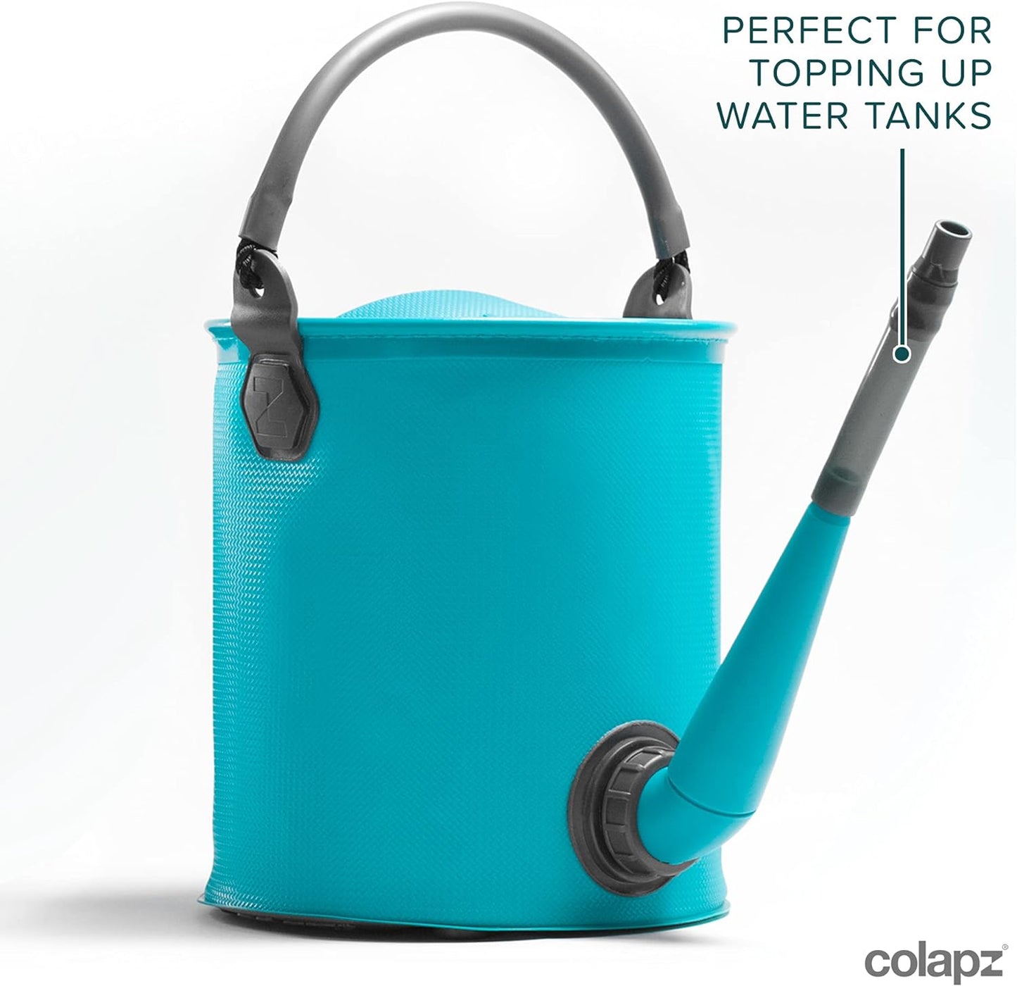 2-in-1 Collapsible Watering Can & Bucket with Spout - 1.5 to 2 Gallon Capacity - Collapsible watering can Readi Gear