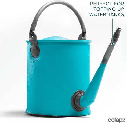 2-in-1 Collapsible Watering Can & Bucket with Spout - 1.5 to 2 Gallon Capacity - Collapsible watering can Readi Gear
