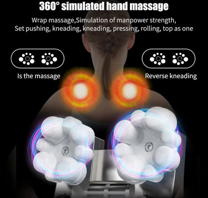 Deep Tissue Heated Shiatsu Massager for Neck, Back, and Shoulders - Readi Gear