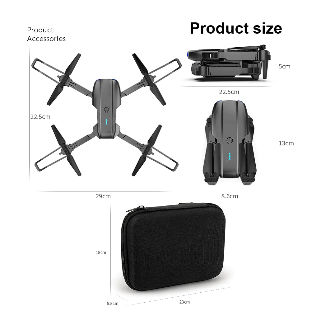 5G 4K GPS Drone X Pro - Foldable Quadcopter with Dual HD Cameras - 5G 4K GPS Drone X Pro | Foldable Quadcopter with Dual HD Cameras Readi Gear