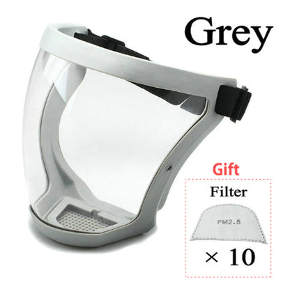 ClearGuard Full Face Shield - Anti-Fog Virus Protection Mask - Face shield Readi Gear