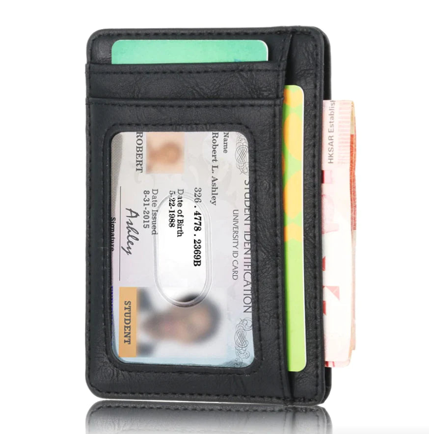 ShieldMate Mens Leather RFID Blocking Wallet - RFID Blocking Credit Card Holder Readi Gear