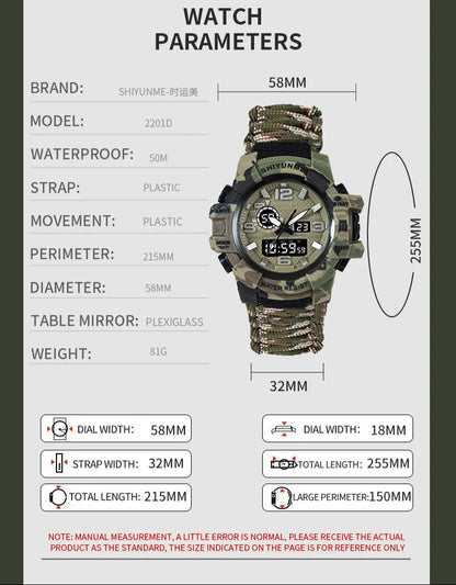 Extreme Explorer Tactical Survival Watch - tactical survival watch Readi Gear