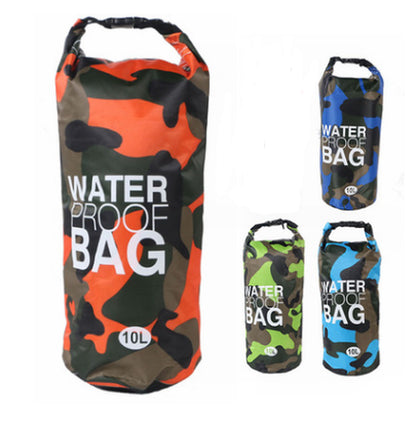 SafeDry Ultimate Camouflage Waterproof Bucket Bag for Beach & Outdoor Adventures - camouflage waterproof bag / backpack Readi Gear