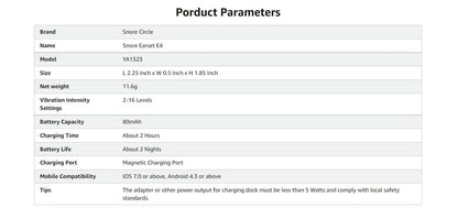 SnoreEase Bluetooth Sleep Aid - Anti-Snoring Earset & Sleep Analyzer - anti-snoring device Readi Gear