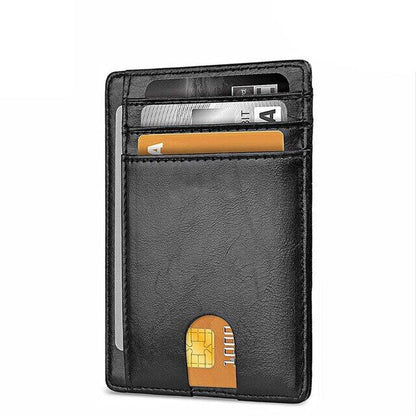 ShieldMate Mens Leather RFID Blocking Wallet - RFID Blocking Credit Card Holder Readi Gear