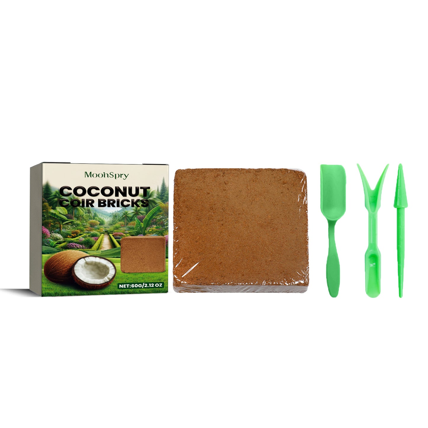 Organic Coconut Coir Brick - Sustainable Growing Medium for Healthy Plants - Organic Coconut Coir Brick Readi Gear