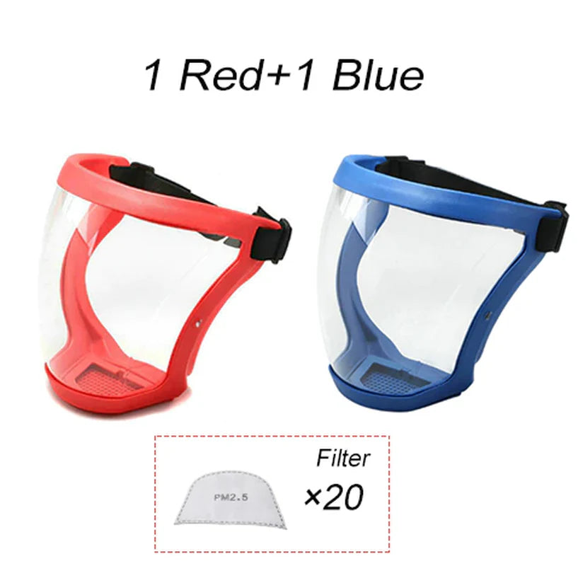 ClearGuard Full Face Shield - Anti-Fog Virus Protection Mask - Face shield Readi Gear