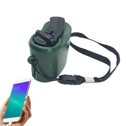 Survival Hand Crank Phone Charger – USB Power Bank & LED Light - Emergency USB Power Charger Readi Gear