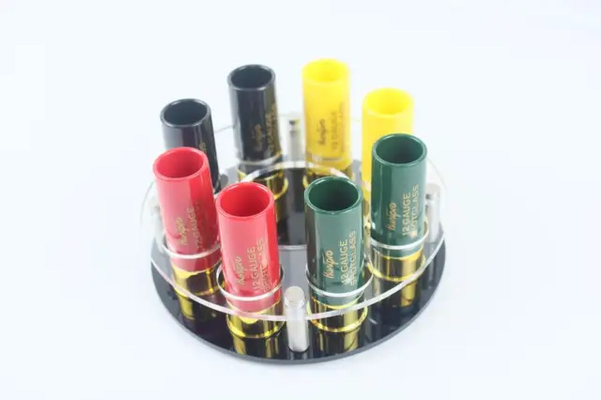 12 Gauge Shotgun Shell Shot Glasses Set - Perfect Gift for Gun Enthusiasts - Shot Glass Set Readi Gear