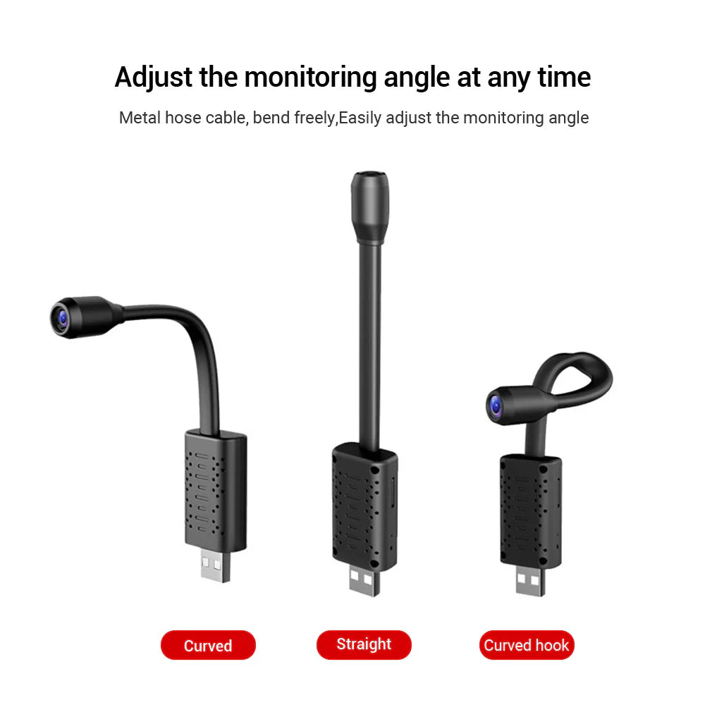 Mini Wireless Spy Camera - 1080P HD WiFi IP Cam with Night Vision - Hidden Wireless Spy Camera Readi Gear