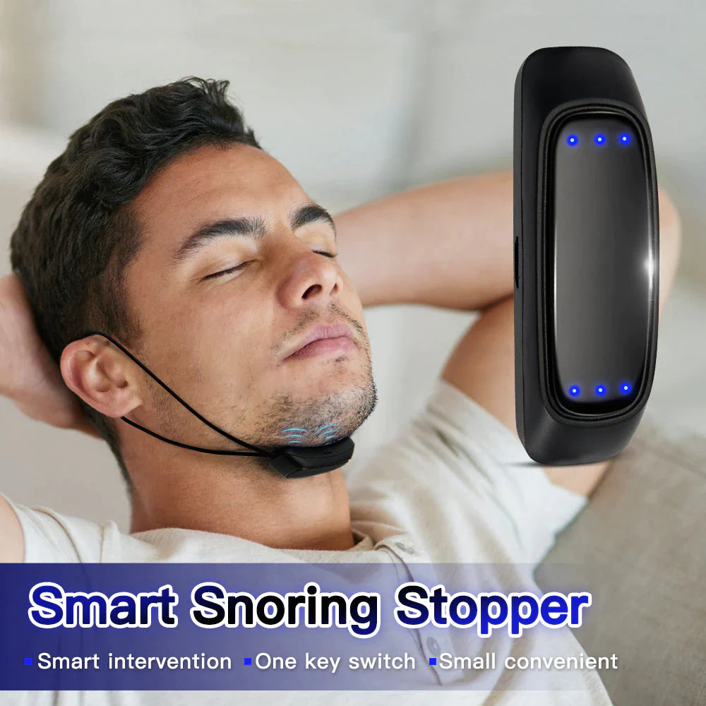 SnoreFree Pro - EMS Pulse Technology Anti Snoring Sleep Aid - anti-snoring device Readi Gear