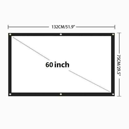 ScreenMagic 16:9 Portable HD Projection Screen - Home & Outdoor Use - Projection screen Readi Gear