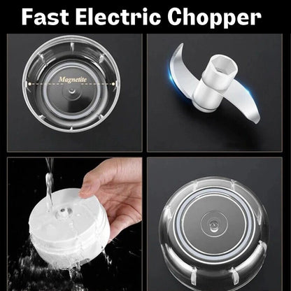 QuickChop Portable Electric Food Processor - USB Rechargeable, BPA Free - Electric Food Processor Readi Gear