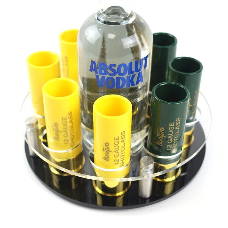 12 Gauge Shotgun Shell Shot Glasses Set - Perfect Gift for Gun Enthusiasts - Shot Glass Set Readi Gear