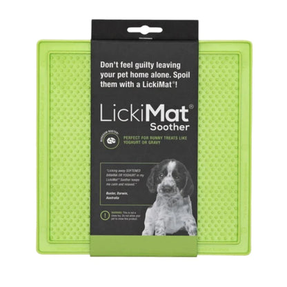 Lickimat Soother Pet Treat Mat, Ideal for Stress Relief & Dental Health - Pet Treat Mat for stress relief and dental health Readi Gear