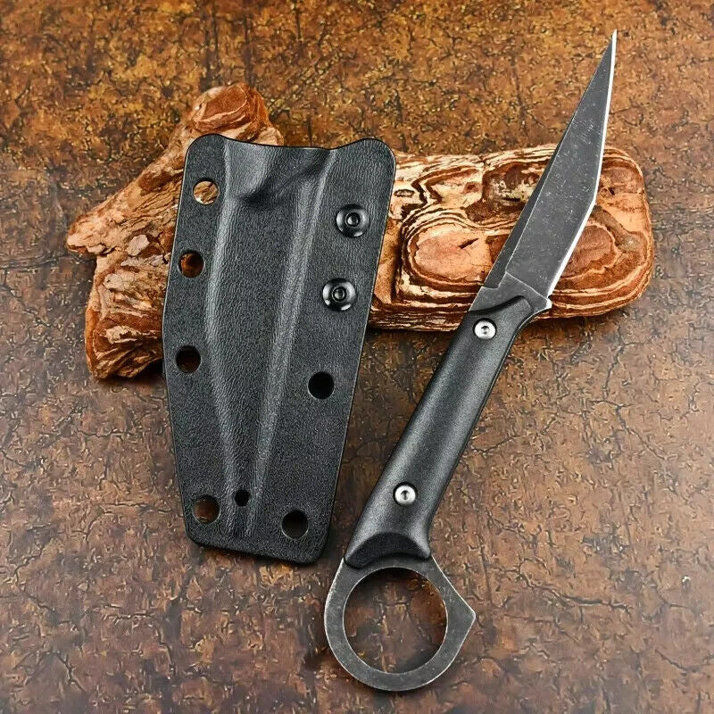 StealthEdge Tanto Neck Knife - Compact Tactical Self-Defense Blade - Neck Knife Readi Gear
