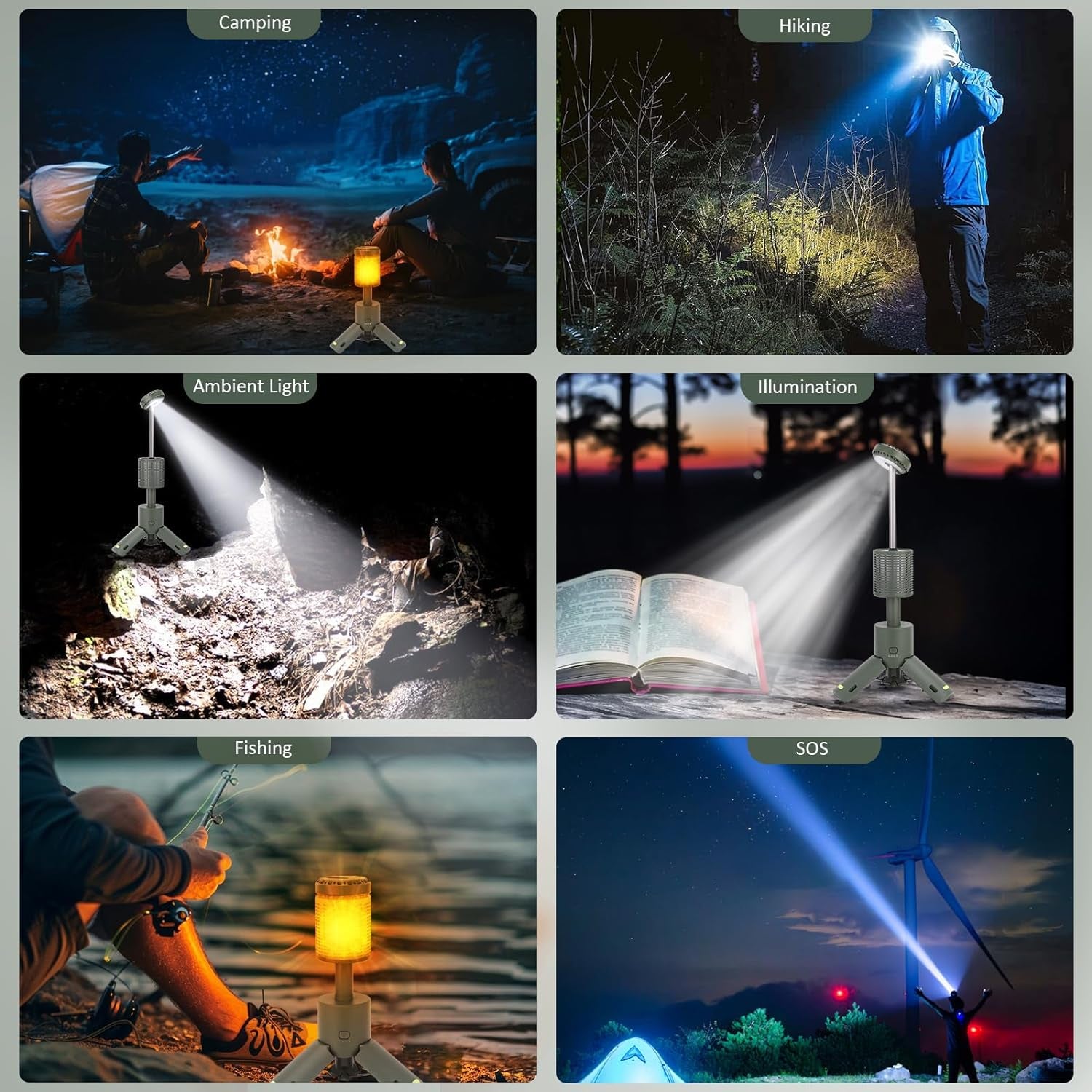 FlexiLight Pro Telescopic LED Lantern with Magnetic Tripod & USB Power Bank - Telescopic Camping Light Readi Gear