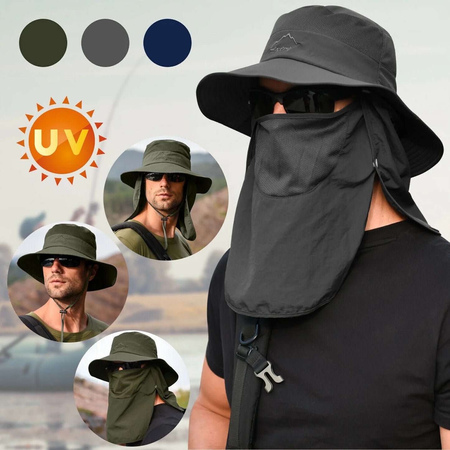 GearTop 360° Protection Sun Hat - GearTop 360° Protection Sun Hat Readi Gear