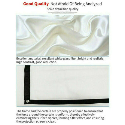 ScreenMagic 16:9 Portable HD Projection Screen - Home & Outdoor Use - Projection screen Readi Gear