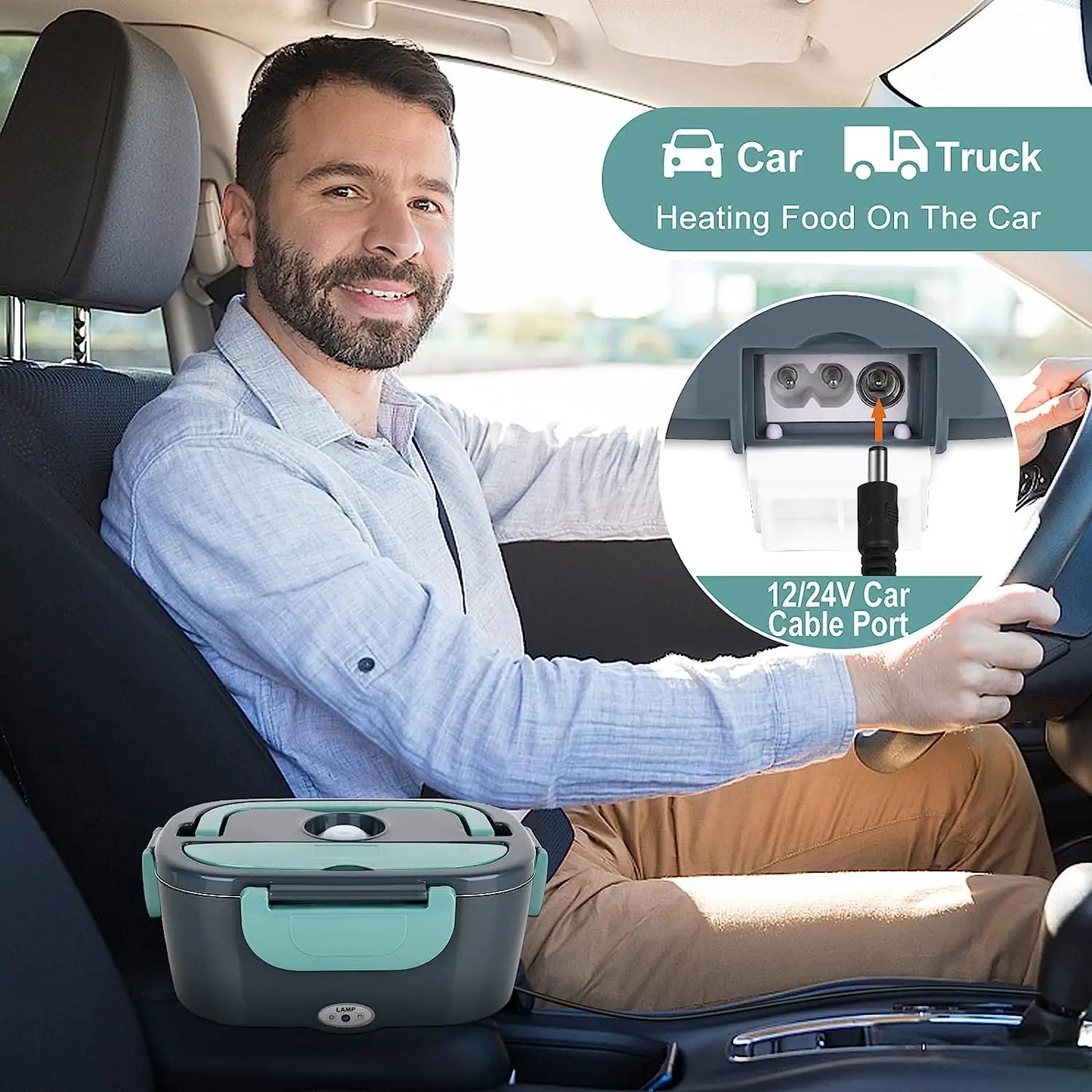 PowerHeat Portable Electric Lunch Box Warmer - Readi Gear