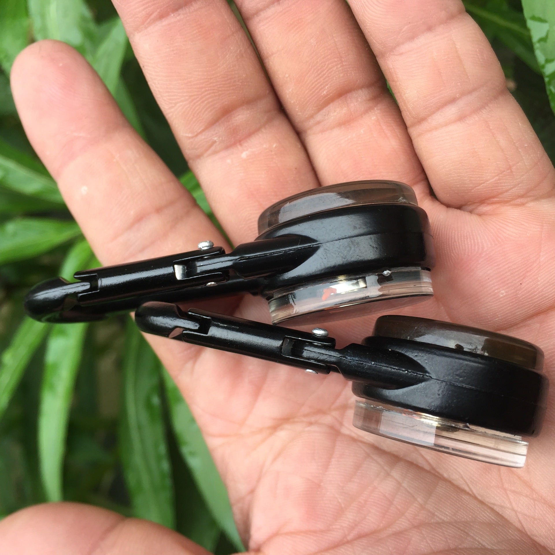 Adventure Pro Dual-Sided Survival Carabiner with Compass and Thermometer - carabiner Readi Gear