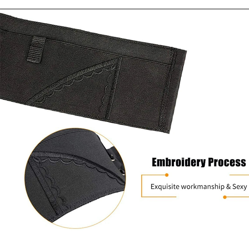 GlamGuard Adjustable Anti-Slip Thigh Holster for Women - GlamGuard Adjustable Anti-Slip Thigh Holster for Women Readi Gear