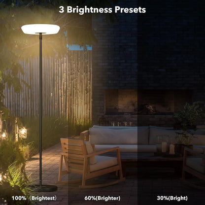 EcoGlow Solar Outdoor Lamp – Weatherproof, USB & Smart Light - Readi Gear