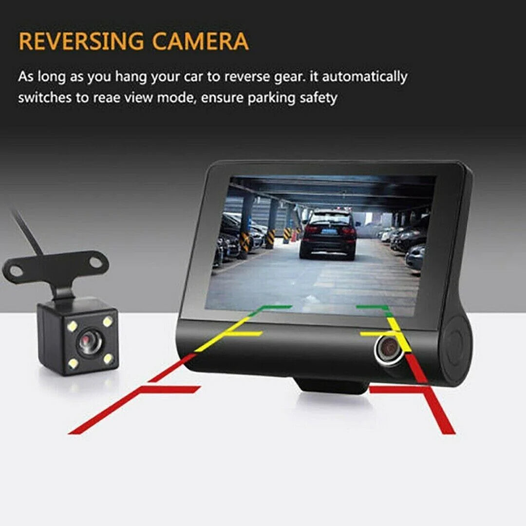 Tri-Vision HD Car Dash Cam - Dash camera Readi Gear