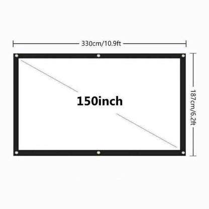 ScreenMagic 16:9 Portable HD Projection Screen - Home & Outdoor Use - Projection screen Readi Gear