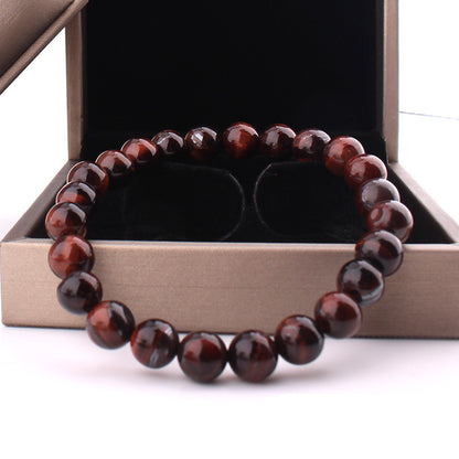Red Tiger Eye Anti-Fatigue Gemstone Bracelet - Red Tiger Eye Anti-Fatigue Gemstone Bracelet Success Readi Gear