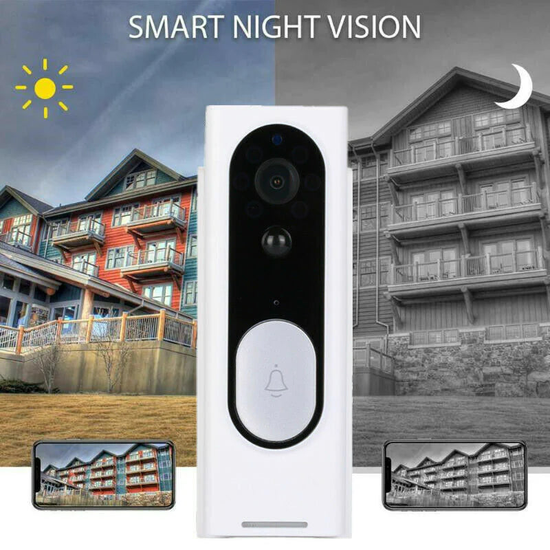 Smart WiFi Doorbell Camera 1080P HD with Night Vision & Two-Way Audio - Smart WiFi Doorbell Camera 1080P HD with Night Vision & Two-Way Audio Readi Gear