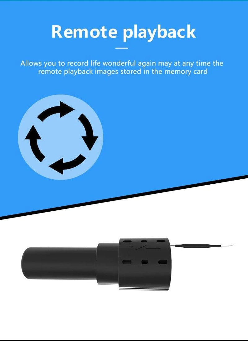 StealthEye 4K Mini Camera - WiFi Pinhole Cam with Real-Time Monitoring - Pinhole security camera Readi Gear